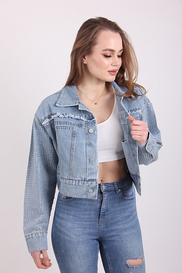 Куртка женская Mengli 8696 джинс
