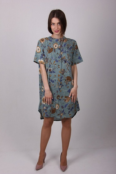 Туника женская LadiesFashion 3348 с пуговицами