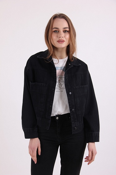 Куртка женская Best Style 8906 джинс