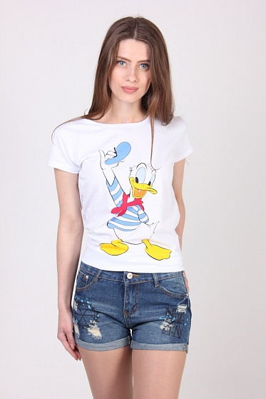 Шорты женские YiLiangfang 306 джинс