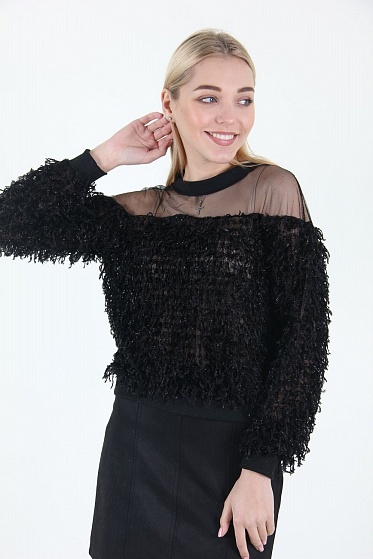 Кофта женская LadiesFashion 8918 травка