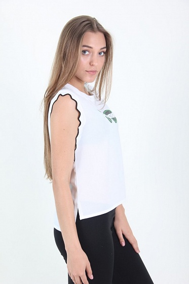 Блузка женская LadiesFashion 5013 с принтом