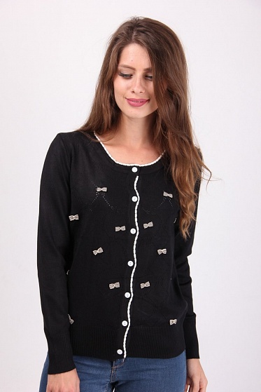 Кофта женская LadiesFashion 1233 с пуговицами