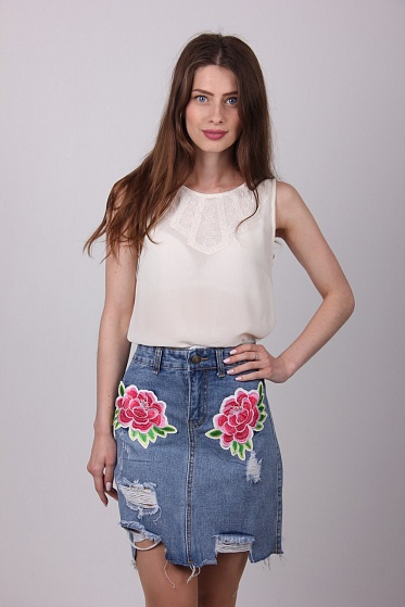 Юбка женская Candy 883-1 джинс