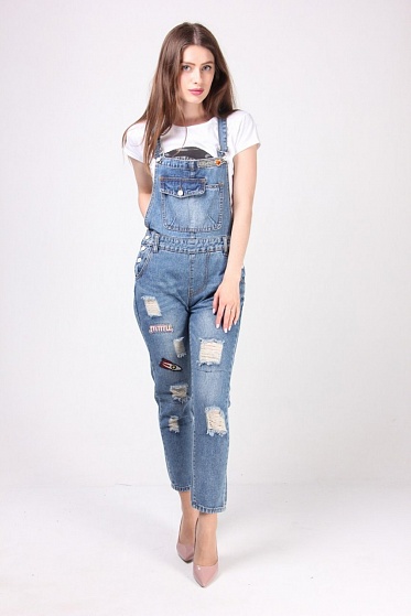 Комбинезон женский HMNSWear 281 джинс