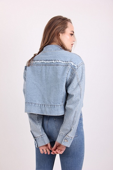 Куртка женская Mengli 8696 джинс