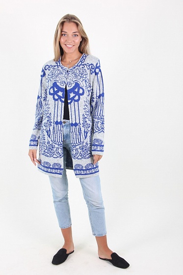 Кардиган женский LadiesFashion 2027 с замком спереди