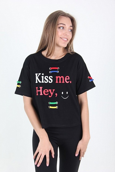 Футболка женская LhuiYiCao 5005 с принтом