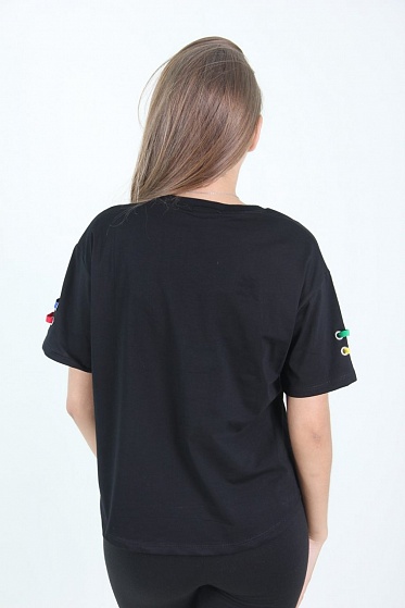 Футболка женская LhuiYiCao 5006 с принтом