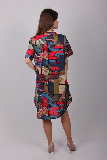 Туника женская LadiesFashion 3346 с пуговицами