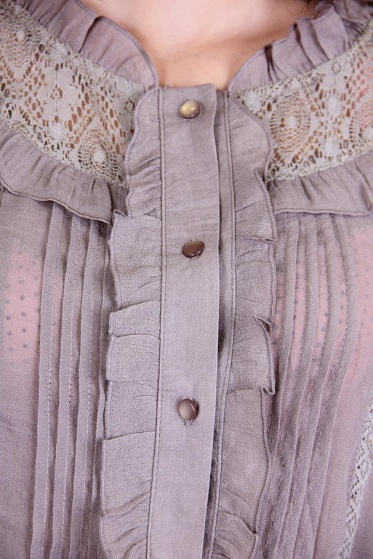 Блузка женская EURO'S 13120 (3039) с пуговицами