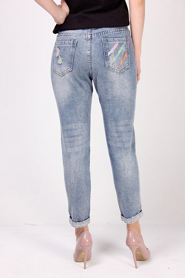 Штаны женские YiZhiXiu 817 джинс