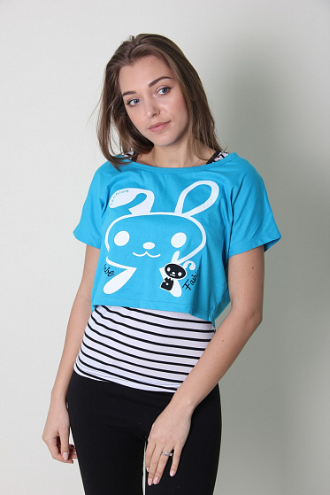 Футболка женская Gishang 12688 двойка