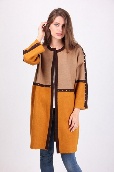 Пальто женское LadiesFashion 093 кардиган четвертный рукав