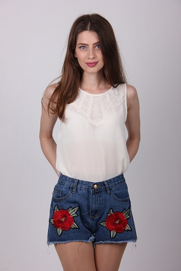 Шорты женские Quality 5120 джинс