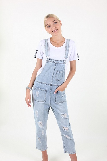 Комбинезон женский Si Bao Lai 9092 джинс