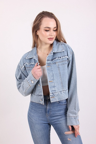 Куртка женская Mengli 8696 джинс