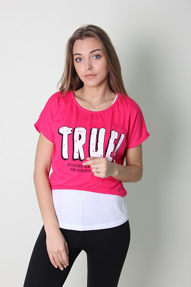 Футболка женская Gishang 12822 двойка