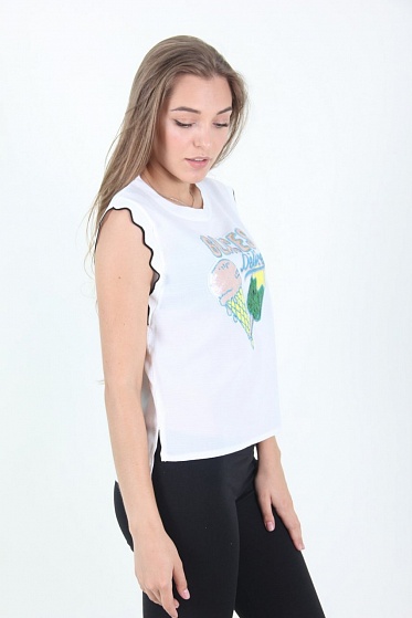 Блузка женская LadiesFashion 5011 с принтом