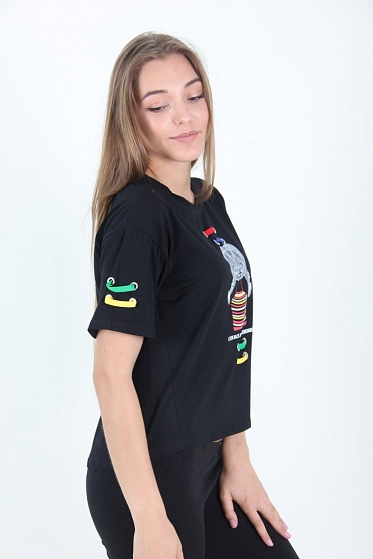 Футболка женская LhuiYiCao 5003 с принтом