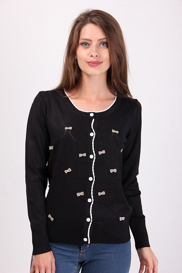 Кофта женская LadiesFashion 1233 с пуговицами