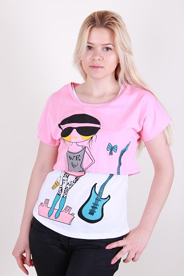 Футболка женская YaNianNu 119 двойка