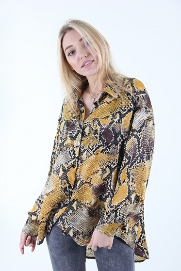 Блузка женская LadiesFashion 8027 с пуговицами