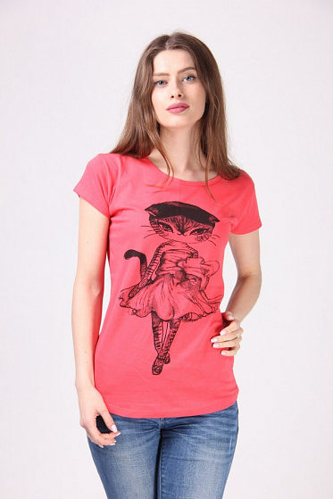 Футболка женская Poncik 415 с принтом