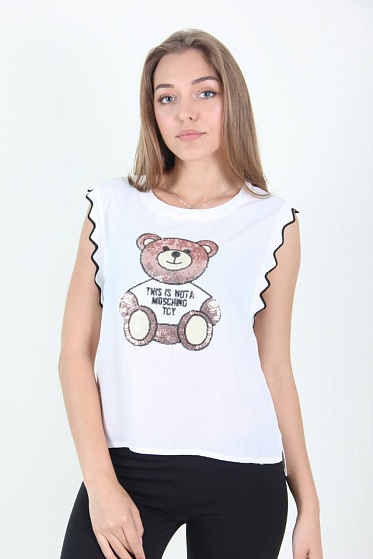 Блузка женская LadiesFashion 5012 с принтом