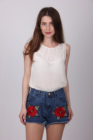 Шорты женские Quality 5120 джинс