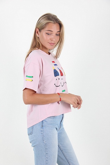 Футболка женская LadiesFashion 5007 с принтом