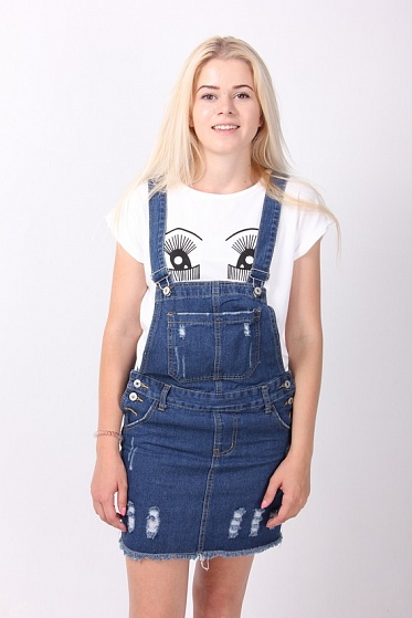 Комбинезон женский XSYM 8049 джинс