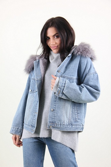 Куртка женская M.J. 1021 искусственный мех