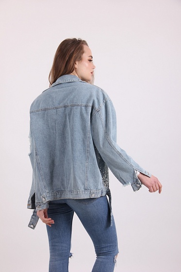 Куртка женская ZUOXIAOYAO 6628 джинс