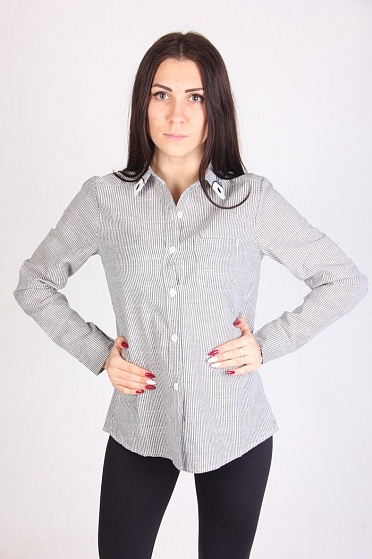 Рубашка женская LadiesFashion 597 с пуговицами